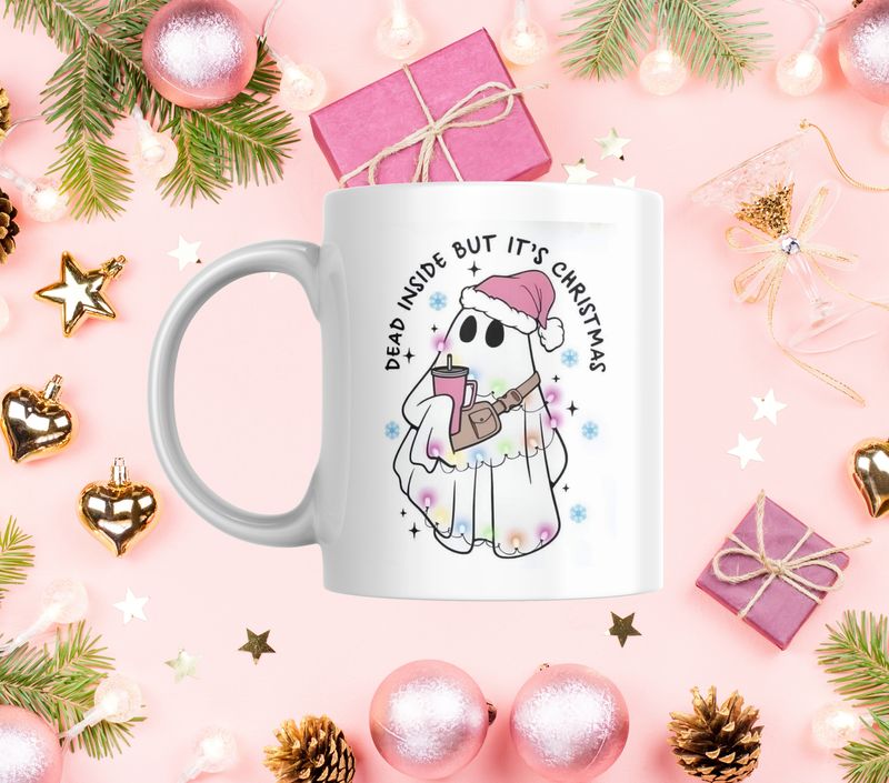 Dead Inside Christmas Mug