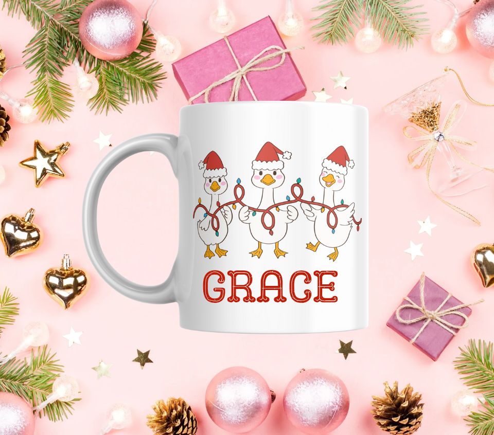 Christmas Goose Mug