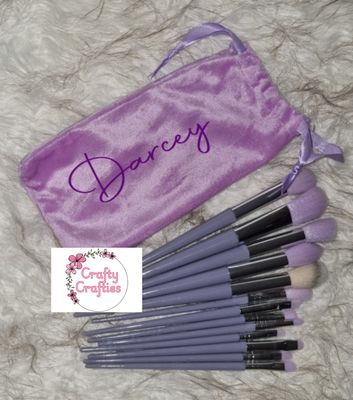 Purple Makeup Brushes