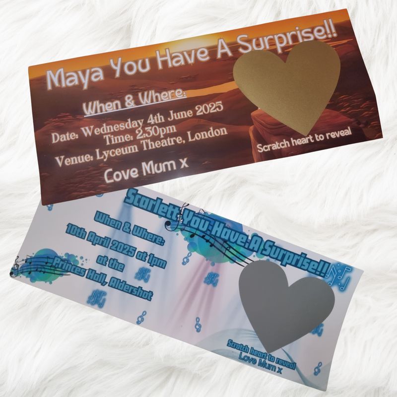Scratch &amp; Reveal Ticket