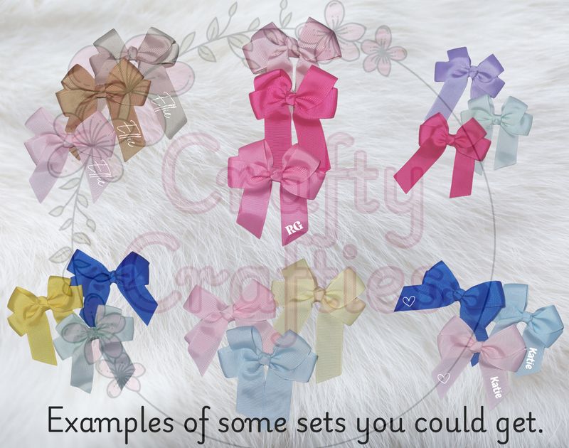 Mystery Personalised Hair Bow Bag