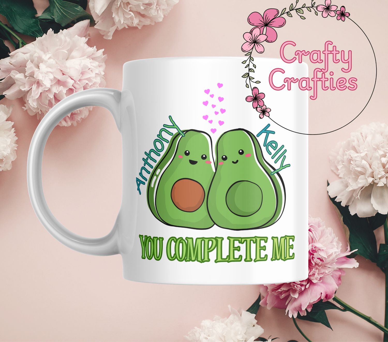 Avocado Couple Mug