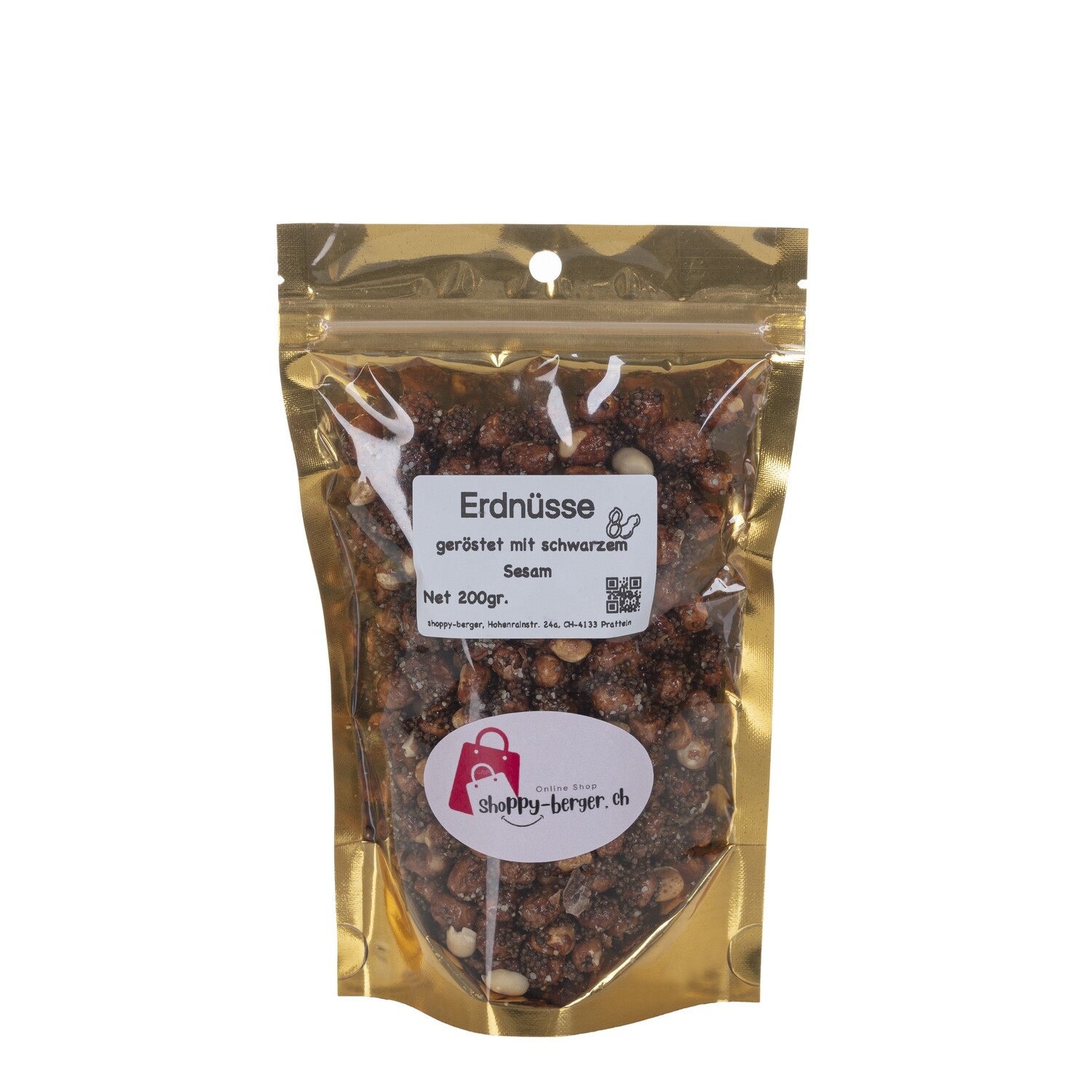Peanuts- roasted with black Sesame
