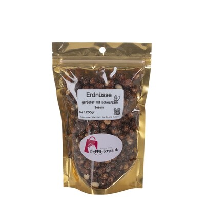 Peanuts- roasted with black Sesame