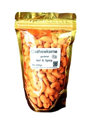 Cashew Nuts geröstet Hot &amp; Spicy