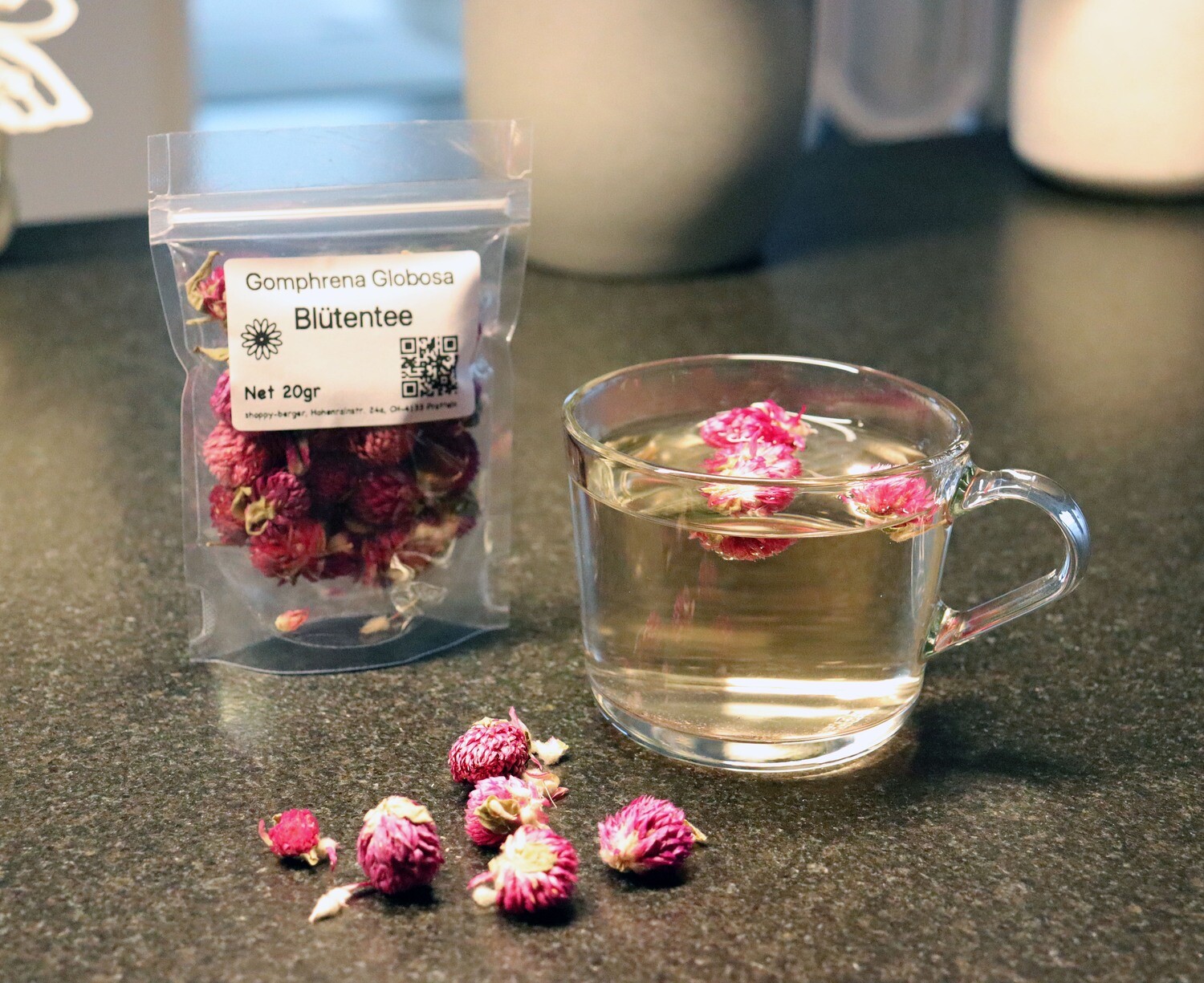 Gomphrena Globosa Flower Tea