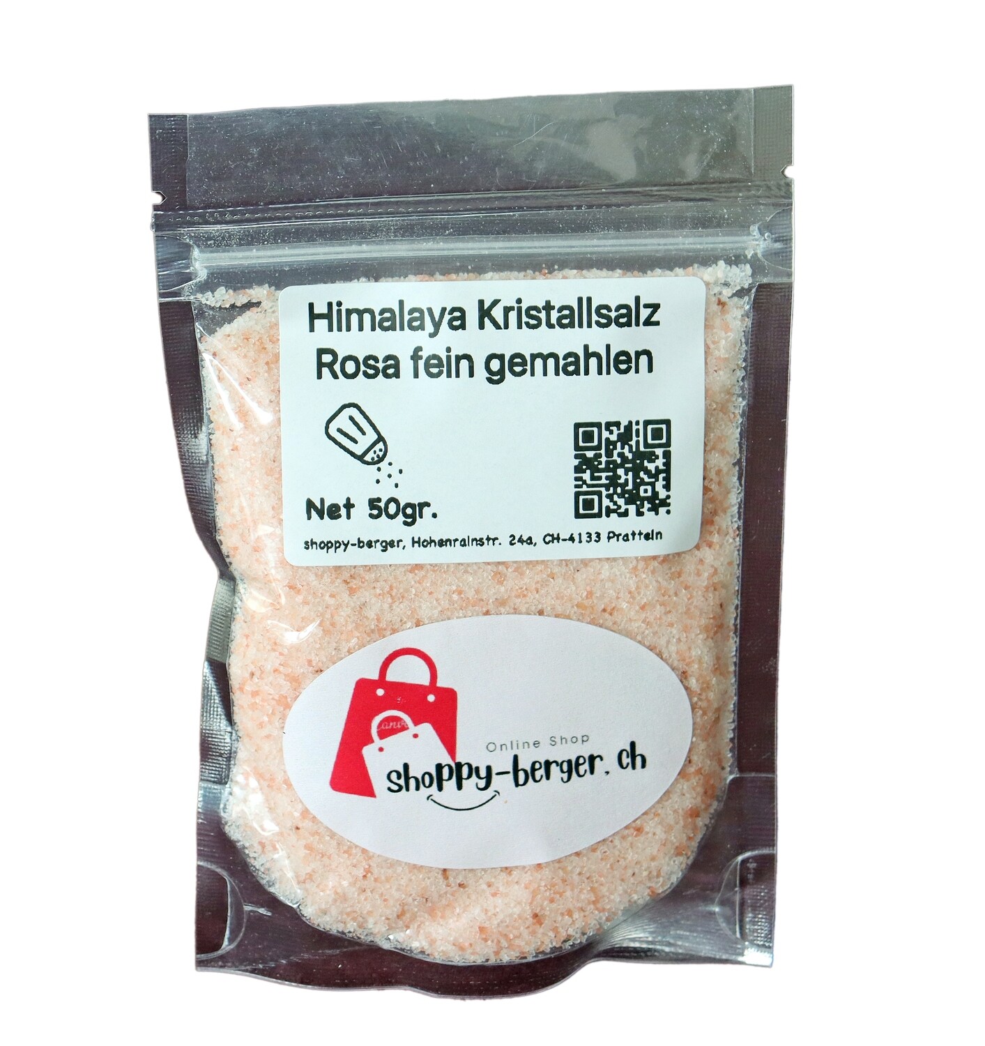 Himalayan rock crystal salt pink fine ground