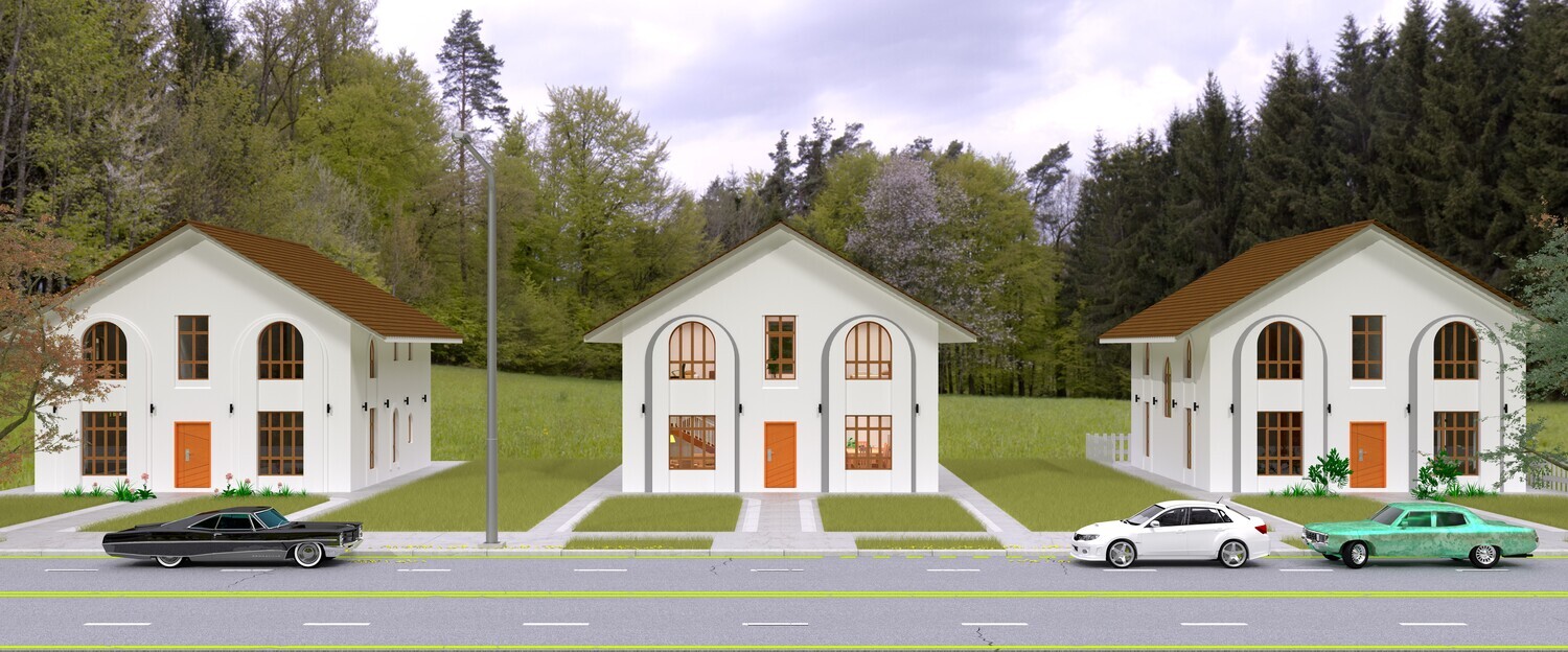 3d beauty home exterior 2