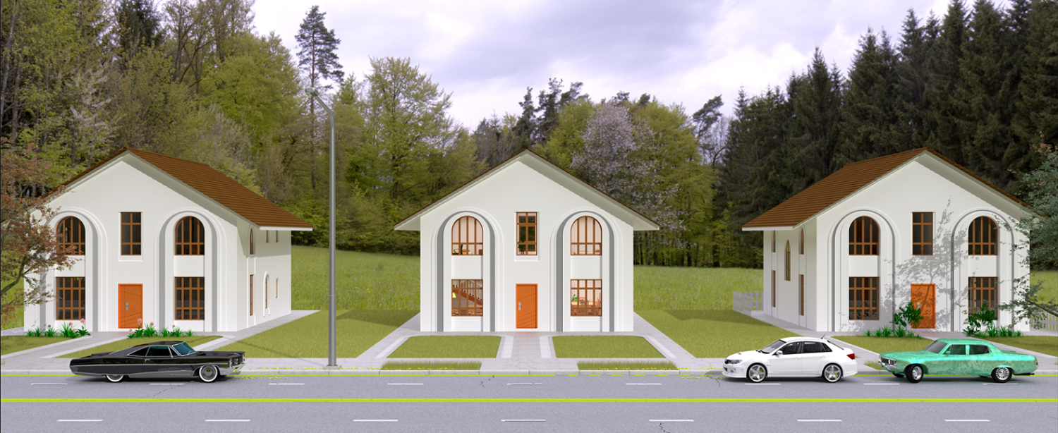 3d beauty home exterior 11