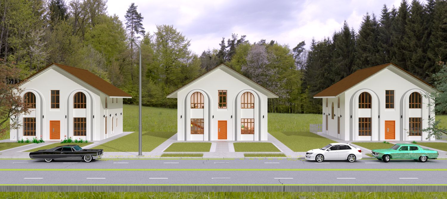 3d beauty home exterior 13