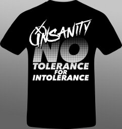 Insanity 'No Tolerance' T-Shirt
