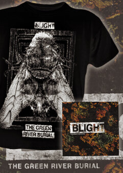 The Green River Burial &#39;blight&#39; Package Deal Shirt &amp; 7inch