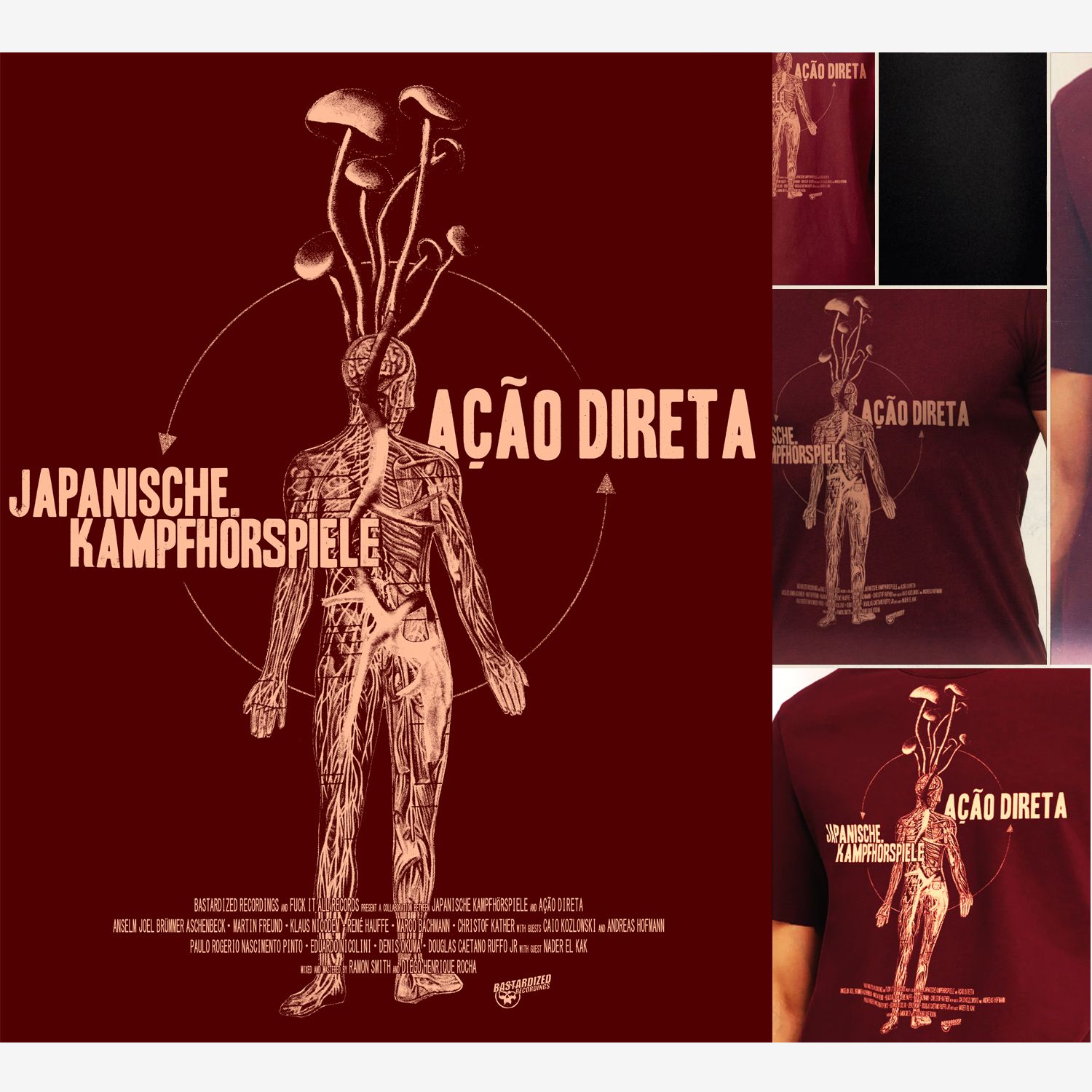 Ação Direta / Japanische Kampfhörspiele - 'Split' T-Shirt