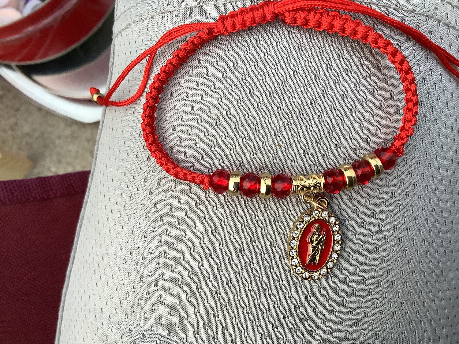 Red hilo bracelet