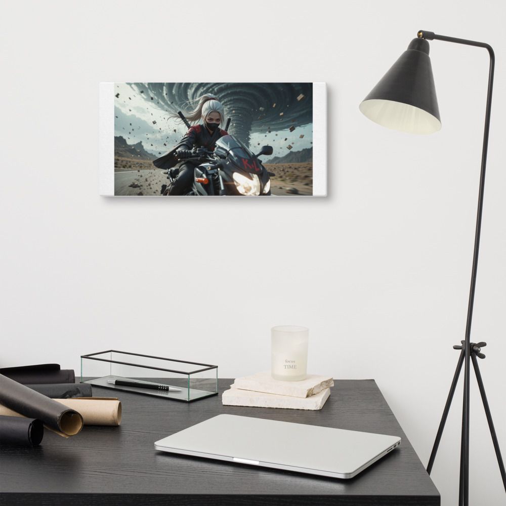 Kitsui Raider Tornado Run. - Canvas Wall Art.