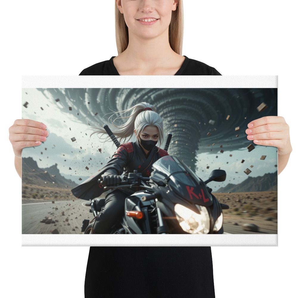 Kitsui Raider Tornado Run. - Canvas Wall Art.