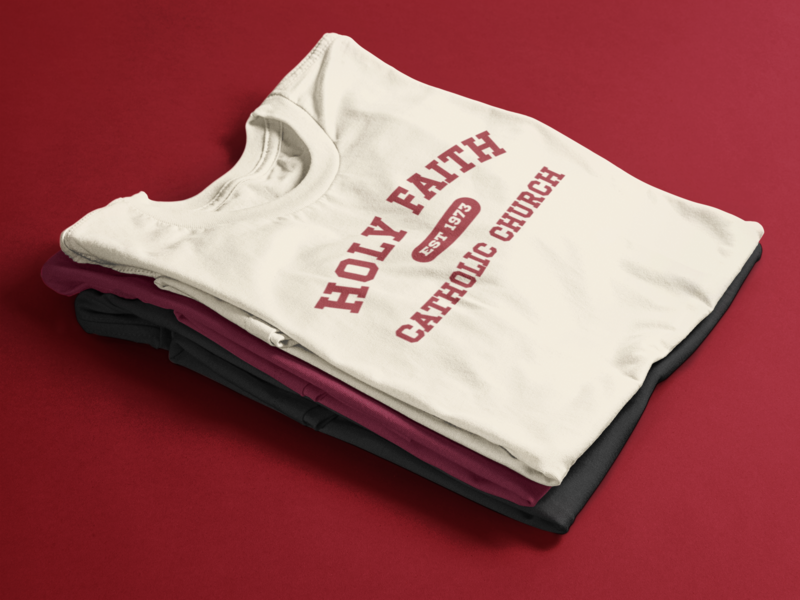 LOGO T for Holy Faith Catholic Church 50th Jubilee (Est. 1973)