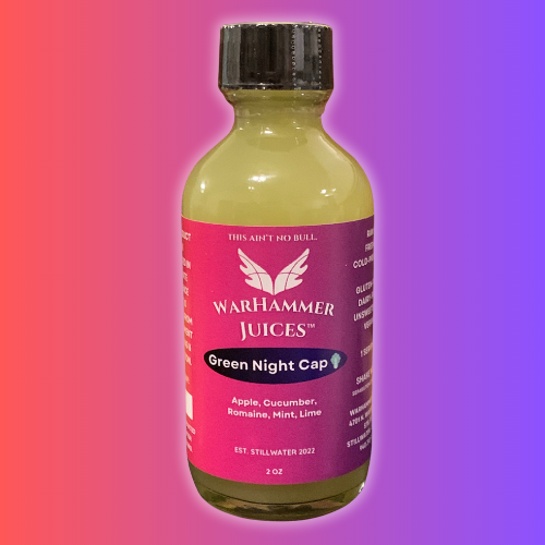 Green Night Cap Juice - 2 oz Vitality Shot