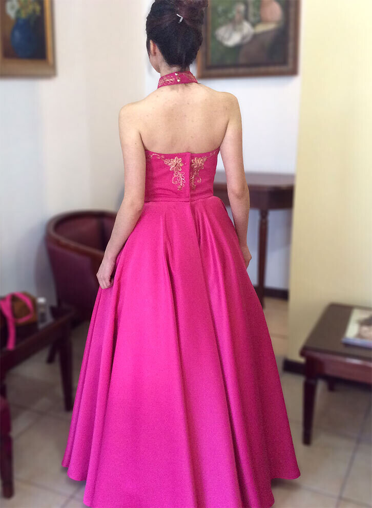 Vestido de quince años rosa
