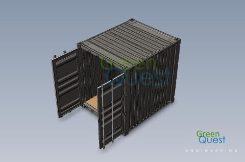[3D] 10 GP DD  / S-wall / Open Front (DD)