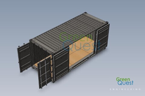 [3D] 20 GP OS  / S-wall / Open Side (OS)