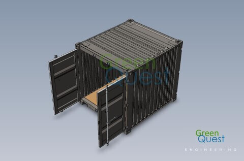 [3D] 8 GP DD  / S-wall / Open Front (DD)