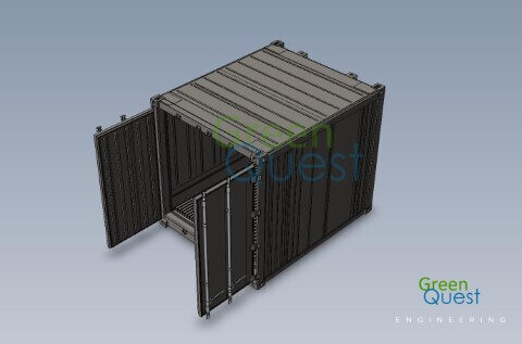[SKP] 10 GP RF  / RF-wall / Open Doors (RF)