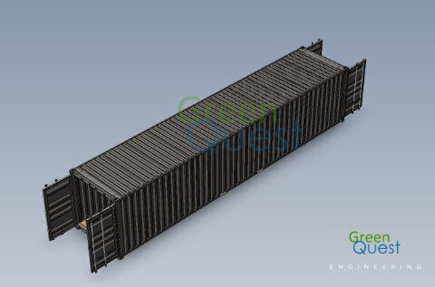 [ProE] 40 GP DD PW  / V-wall (DD)