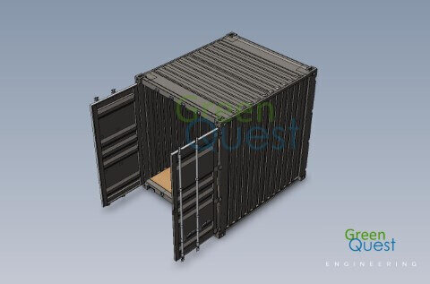 [3D-PDF] 10 GP DD  / S-wall / Open Front (DD)