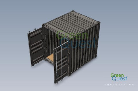 [3D-PDF] 10 GP DD  / V-wall / Open Front (DD)