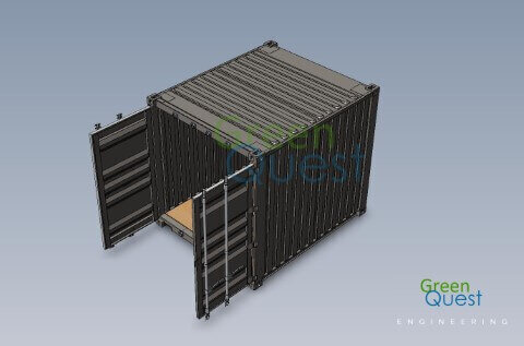 [3D-PDF] 10 GP  / S-wall / Open Doors (STD)