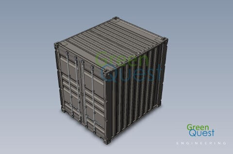 [3D-PDF] 10 HC DD  / V-wall / Closed Doors (DD)