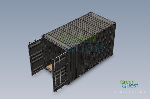 [3D-PDF] 16 HC DD  / S-wall / Open Front (DD)