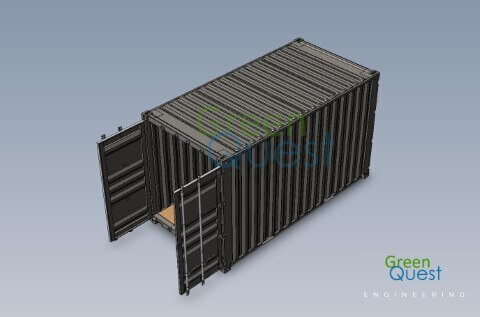 [3D-PDF] 16 HC DD  / V-wall / Open Front (DD)