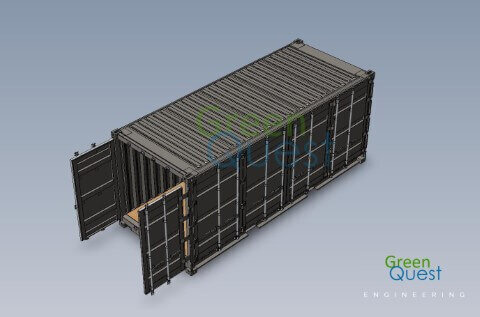 [3D-PDF] 20 GP OS  / V-wall / Open Front (OS)