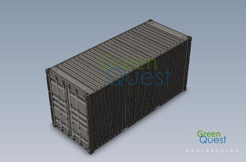 [3D-PDF] 20 HC DD  / S-wall / Closed Doors (DD)