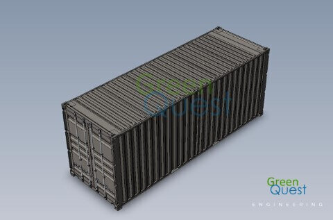 [3D-PDF] 24 HC DD  / V-wall / Closed Doors (DD)