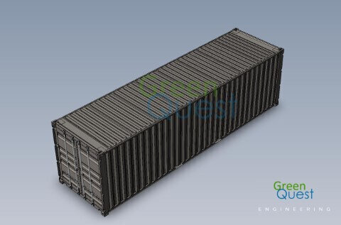 [3D-PDF] 30 GP DD  / V-wall / Closed Doors (DD)