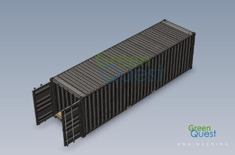 [3D-PDF] 30 GP DD  / V-wall / Open Front (DD)