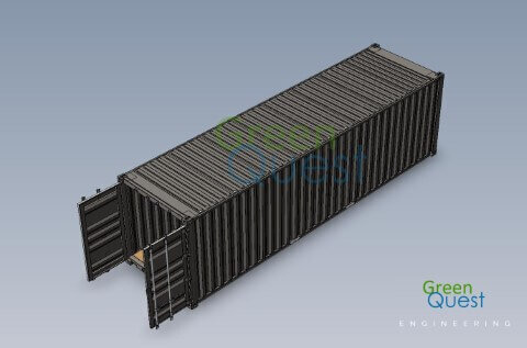 [3D-PDF] 30 GP  / V-wall / Open Doors (STD)