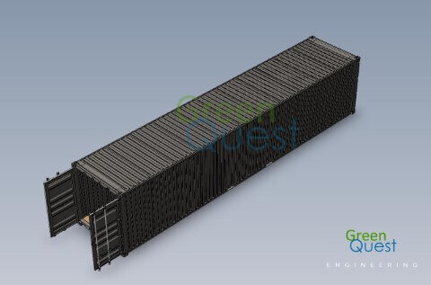 [3D-PDF] 40 GP DD  / S-wall / Open Front (DD)