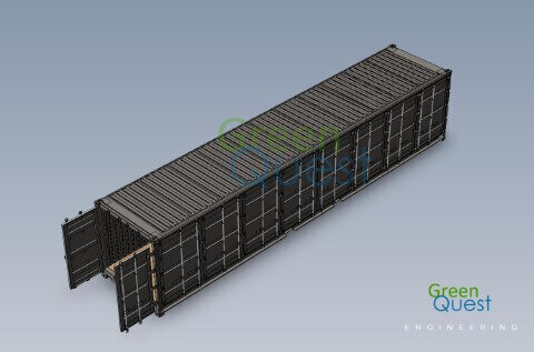 [3D-PDF] 40 HC OS  / S-wall / Open Front (OS)