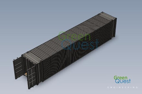 [3D-PDF] 45 HC DD  / S-wall / Open Front (DD)