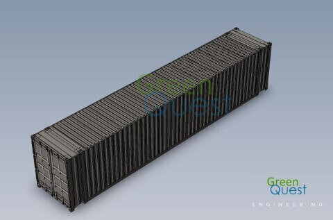 [3D-PDF] 45 HC  / V-wall / Closed Doors (STD)