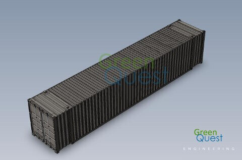 [3D-PDF] 48 HC  / V-wall / Closed Doors (STD)