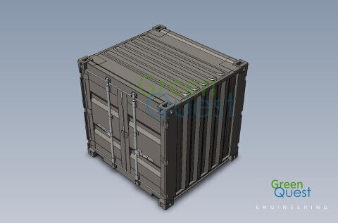 [3D-PDF] 6 GP DD  / V-wall / Closed Doors (DD)