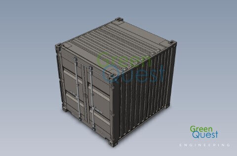 [3D-PDF] 8 GP  / S-wall / Closed Doors (STD)