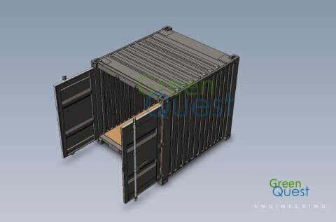 [3D-PDF] 8 GP  / S-wall / Open Doors (STD)