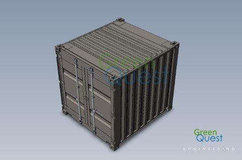 [3D-PDF] 8 GP  / V-wall / Closed Doors (STD)