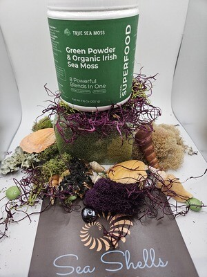 Sea Moss Green Superfood Blend w Spirulina